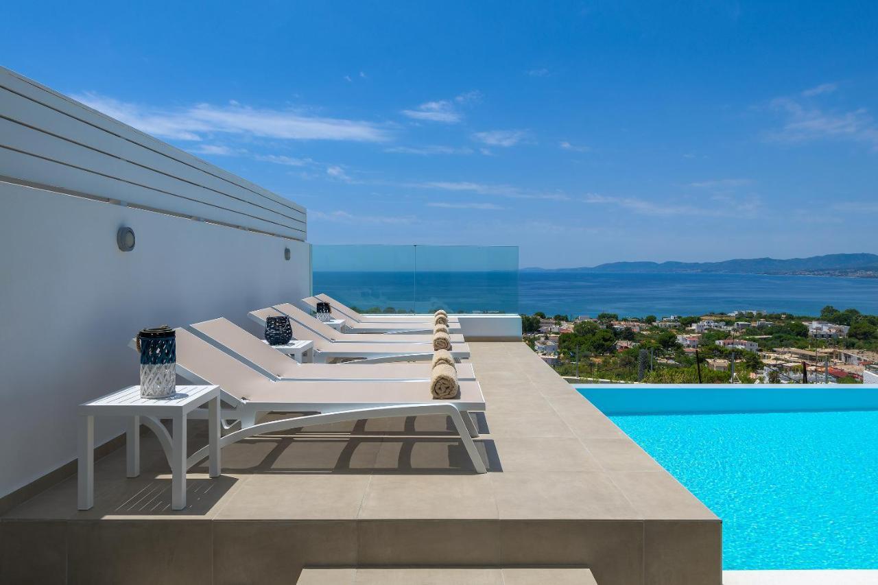 Villa Mimosa In Pefkos 林都斯 外观 照片