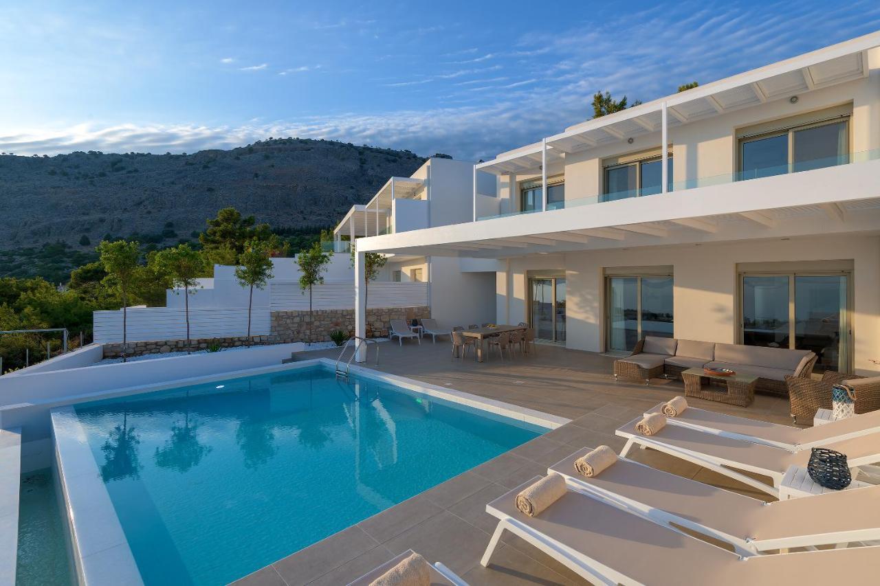 Villa Mimosa In Pefkos 林都斯 外观 照片